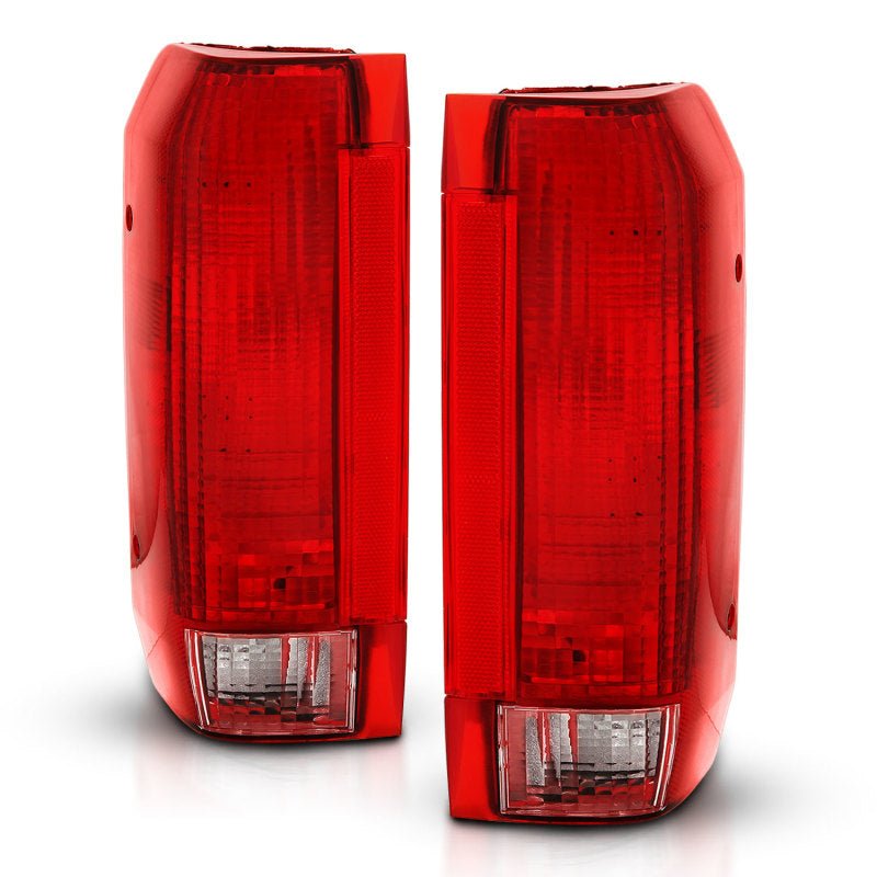 ANZO 1992-1996 Ford Bronco Taillight Red/Clear Lens (OE Replacement) - Eastern Shore Retros