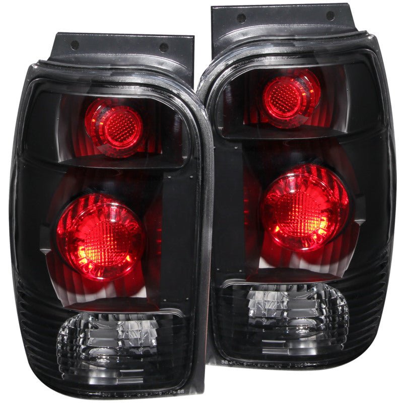 ANZO 1998-2001 Ford Explorer Taillights Black - Eastern Shore Retros