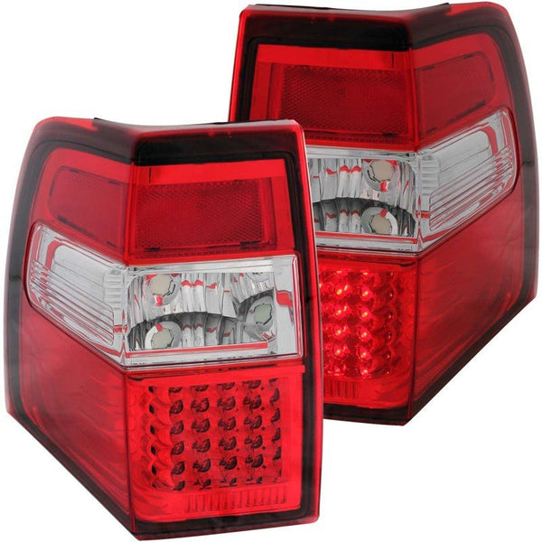 ANZO 2007-2014 Ford Expedition LED Taillights Red/Clear - Eastern Shore Retros