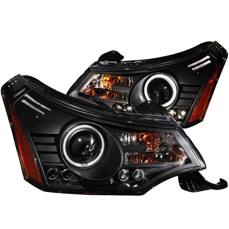 ANZO 2008-2011 Ford Focus Projector Headlights Black - Eastern Shore Retros