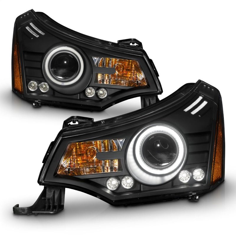 ANZO 2008-2011 Ford Focus Projector Headlights Black - Eastern Shore Retros