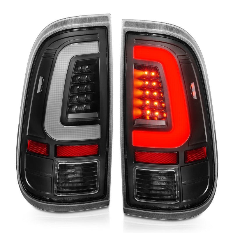 ANZO 2008-2016 Ford F-250 LED Taillights Black Housing Clear Lens (Pair) - Eastern Shore Retros