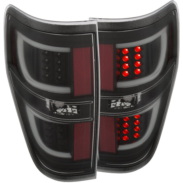ANZO 2009-2013 Ford F-150 LED Taillights Black - Eastern Shore Retros