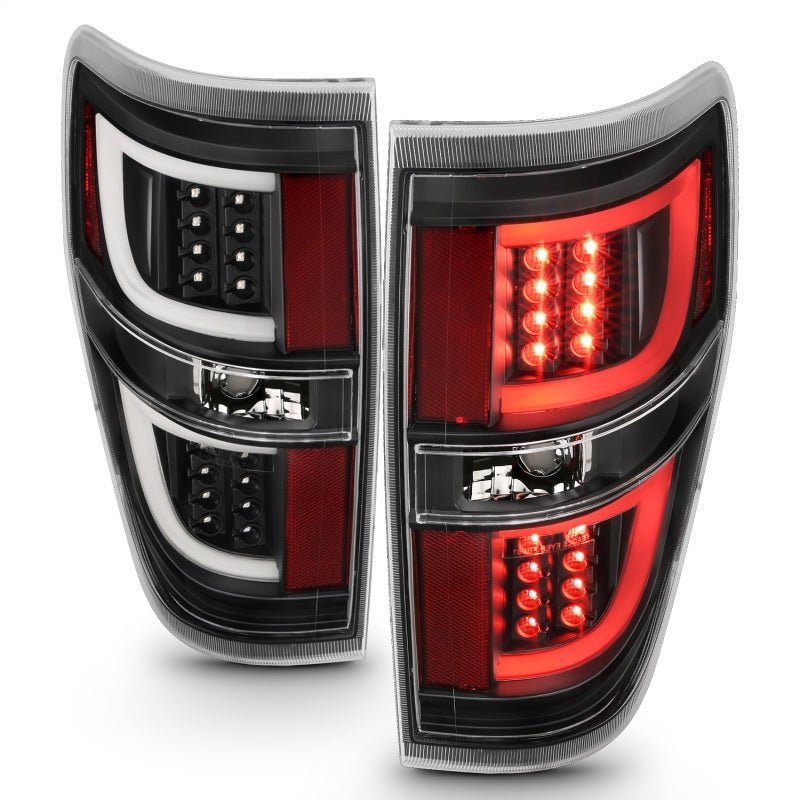 ANZO 2009-2013 Ford F-150 LED Taillights Black - Eastern Shore Retros