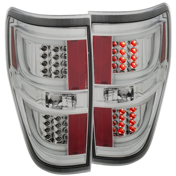 ANZO 2009-2013 Ford F-150 LED Taillights Chrome - Eastern Shore Retros
