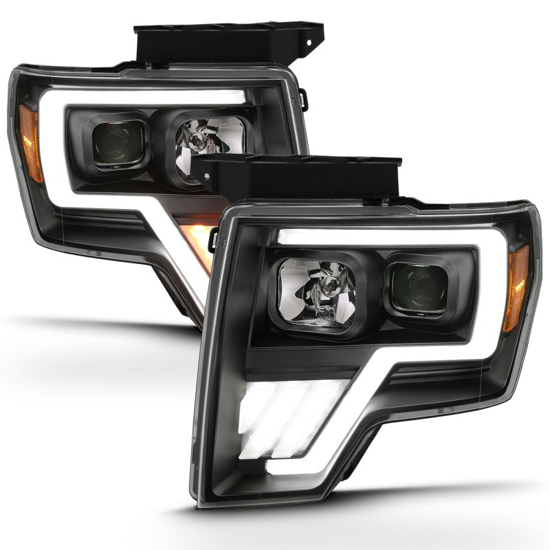 ANZO 2009-2013 Ford F-150 Projector Light Bar G4 Switchback H.L.Black Amber - Eastern Shore Retros