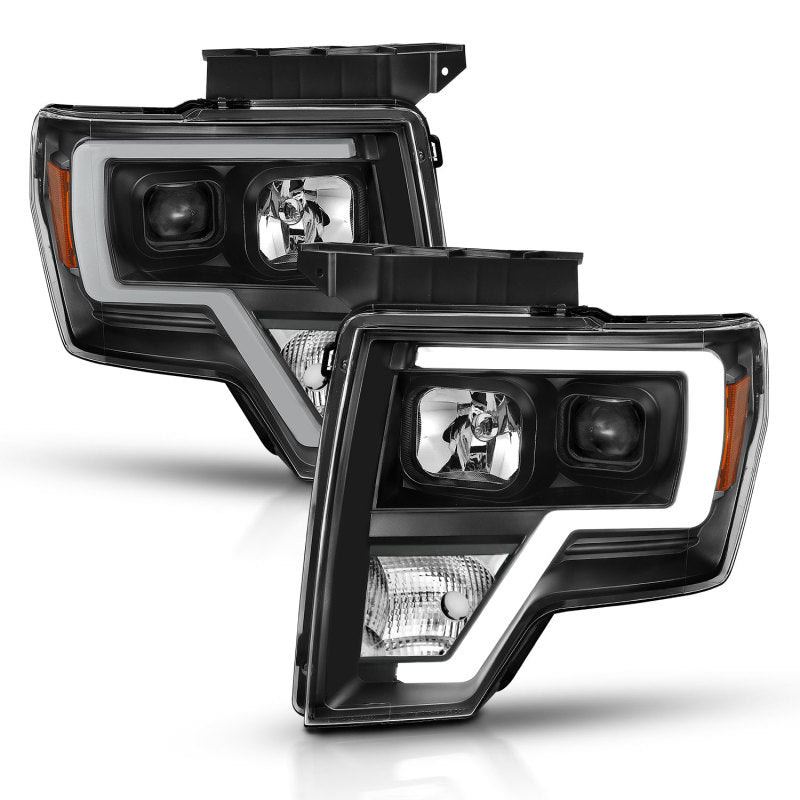 ANZO 2009-2014 Ford F-150 Projector Light Bar H.L Black Amber - Eastern Shore Retros