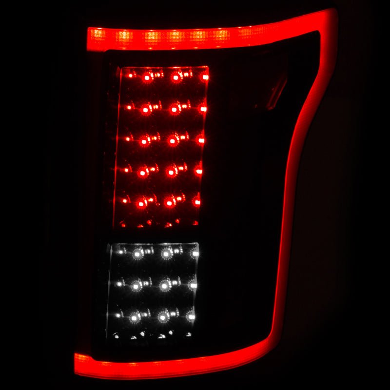 ANZO 2015-2016 Ford F-150 LED Taillights Black - Eastern Shore Retros