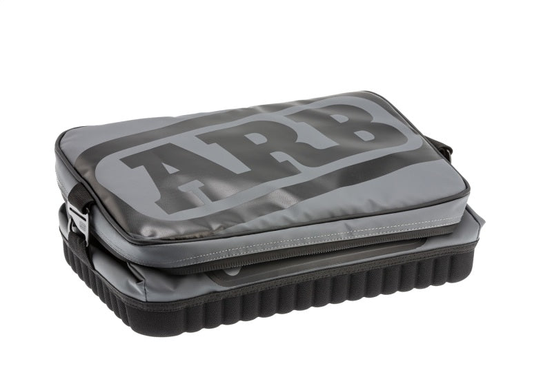 ARB Cooler Bag Charcoal w/ Red Highlights 15in L x 11in W x 9in H Holds 22 Cans - Eastern Shore Retros