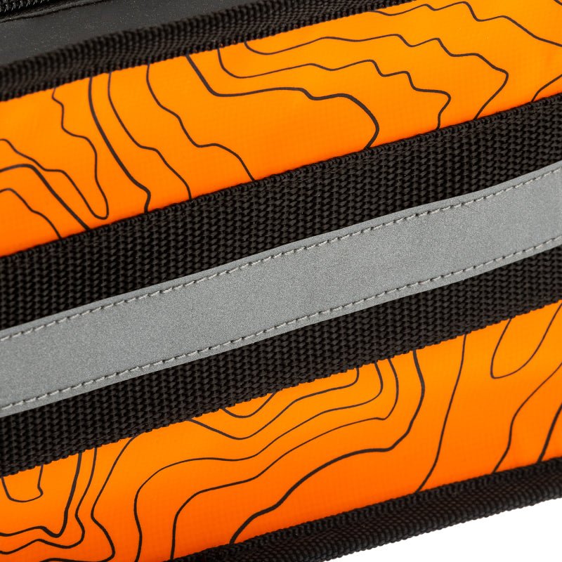 ARB Micro Recovery Bag Orange/Black Topographic Styling PVC Material - Eastern Shore Retros