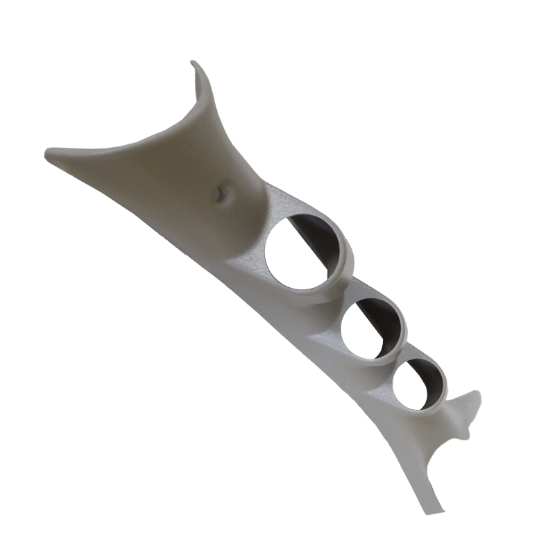 Autometer 03-08 Dodge Ram / 02 Dodge 1500 Triple 52mm Pillar Pod Taupe - Eastern Shore Retros