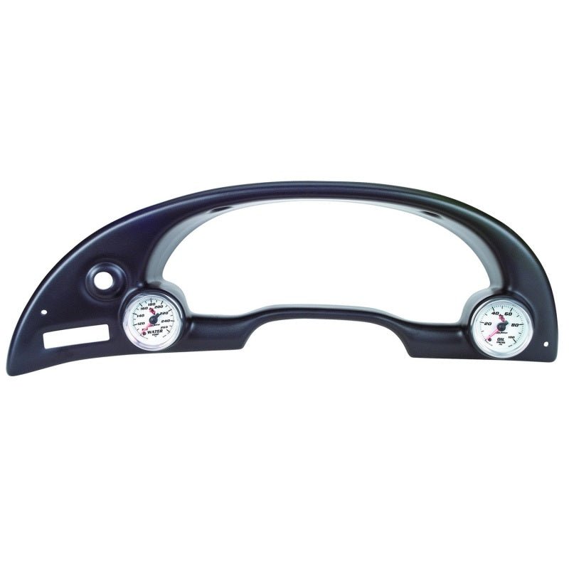 Autometer 94-00 Ford Mustang 52mm Black Dual Instrument Cluster Bezel - Eastern Shore Retros