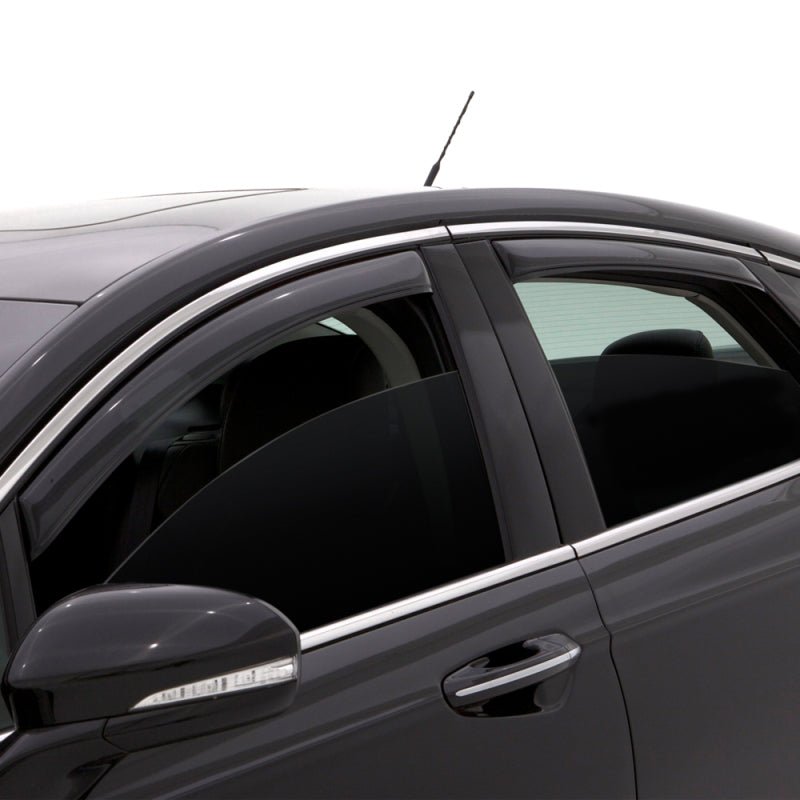 AVS 00-05 Ford Focus ZX4 Ventvisor In-Channel Front & Rear Window Deflectors 4pc - Smoke - Eastern Shore Retros