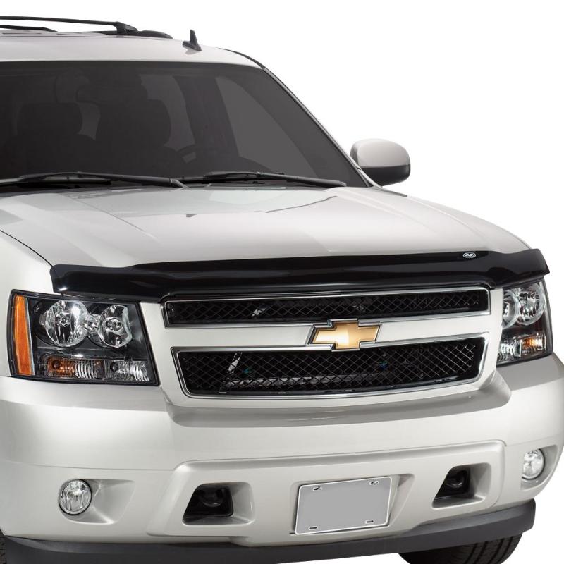 AVS 01-03 Ford Ranger Edge (w/Powerdome Hood Only) Bugflector Medium Profile Hood Shield - Smoke - Eastern Shore Retros