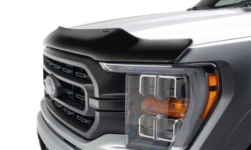 AVS 01-03 Ford Ranger Edge (w/Powerdome Hood Only) Bugflector Medium Profile Hood Shield - Smoke - Eastern Shore Retros