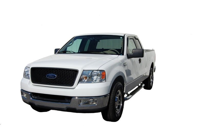 AVS 04-14 Ford F-150 Supercab Ventvisor In-Channel Front & Rear Window Deflectors 4pc - Smoke - Eastern Shore Retros