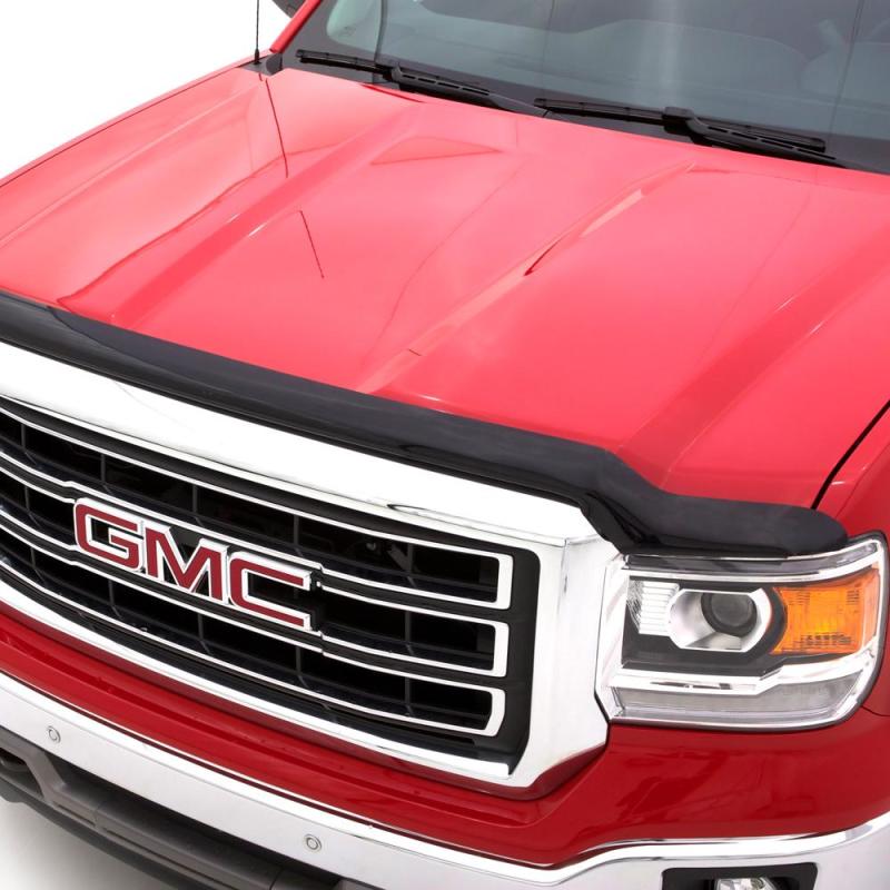 AVS 07-13 GMC Sierra 1500 Hoodflector Low Profile Hood Shield - Smoke - Eastern Shore Retros
