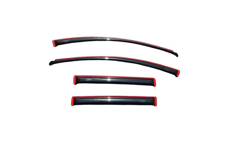 AVS 07-14 Ford Edge Ventvisor In-Channel Front & Rear Window Deflectors 4pc - Smoke - Eastern Shore Retros