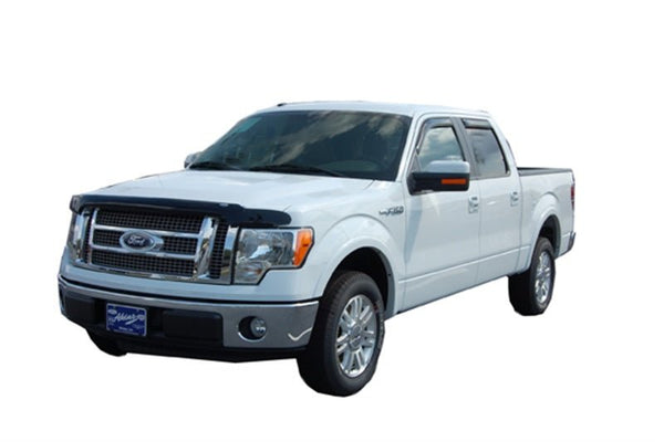 AVS 09-14 Ford F-150 (Excl. Raptor) Hoodflector Low Profile Hood Shield - Smoke - Eastern Shore Retros