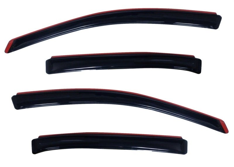 AVS 10-18 Ford Taurus Ventvisor In-Channel Front & Rear Window Deflectors 4pc - Smoke - Eastern Shore Retros