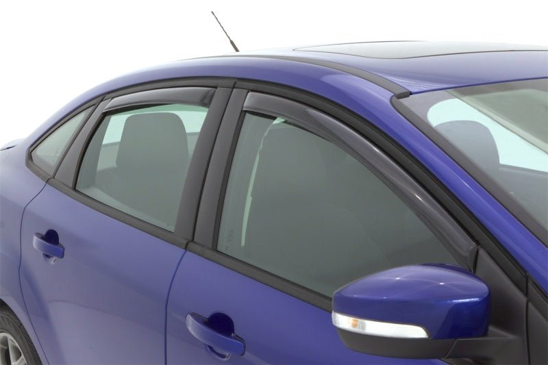 AVS 12-18 Ford Focus Ventvisor In-Channel Front & Rear Window Deflectors 4pc - Smoke - Eastern Shore Retros