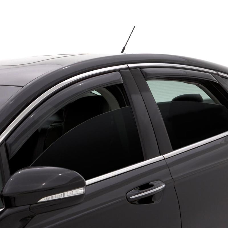 AVS 12-18 Ford Focus Ventvisor In-Channel Front & Rear Window Deflectors 4pc - Smoke - Eastern Shore Retros