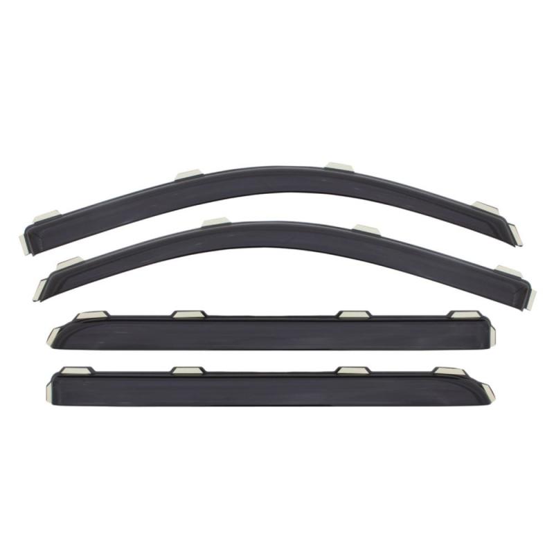 AVS 15-18 Ford Edge Ventvisor In-Channel Front & Rear Window Deflectors 4pc - Smoke - Eastern Shore Retros