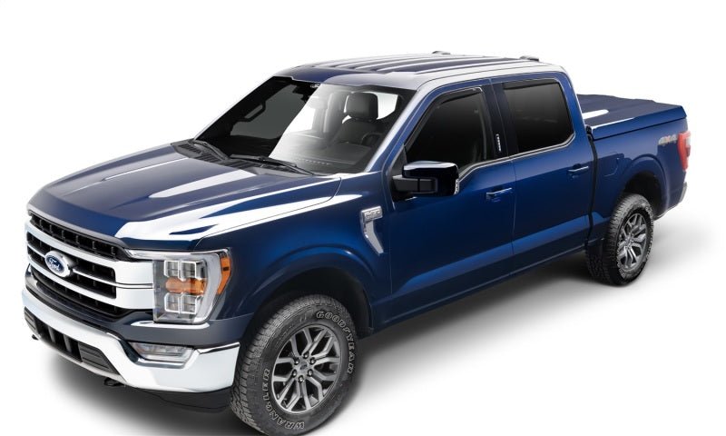 AVS 15-18 Ford F-150 Supercrew Ventvisor In-Channel Front & Rear Window Deflectors 4pc - Smoke - Eastern Shore Retros