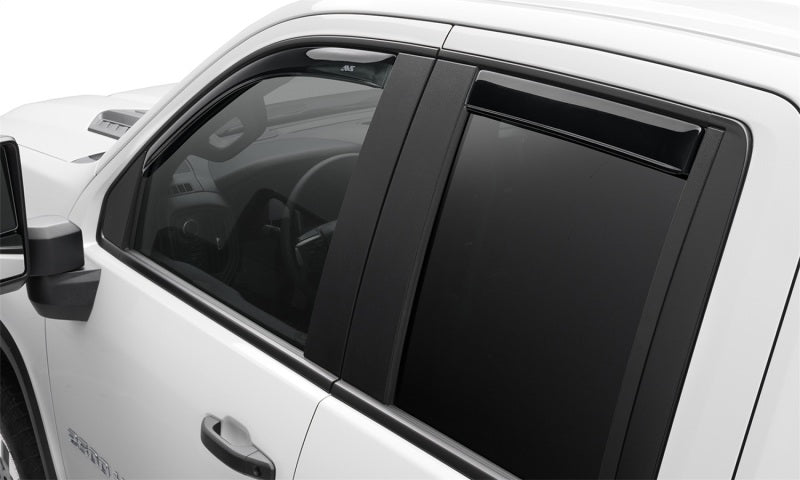 AVS 17-18 Ford F-250 Super Duty Supercab Ventvisor Front & Rear Window Deflectors 4pc - Smoke - Eastern Shore Retros