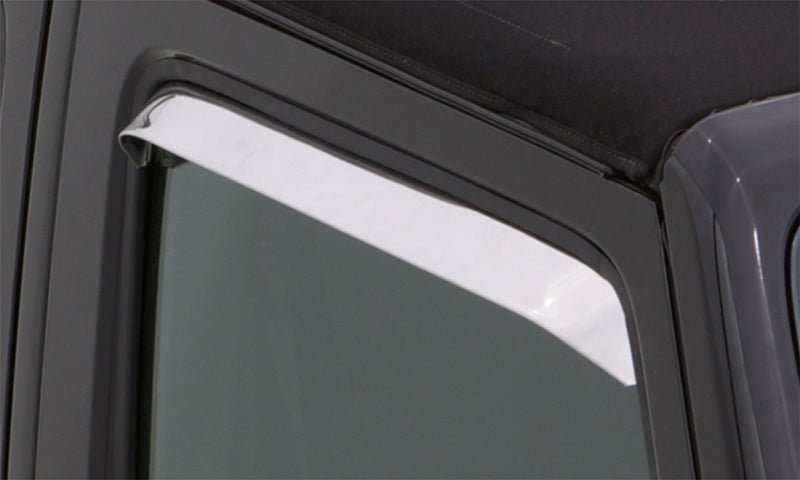 AVS 48-52 Ford Pickup Ventshade Window Deflectors 2pc - Stainless - Eastern Shore Retros