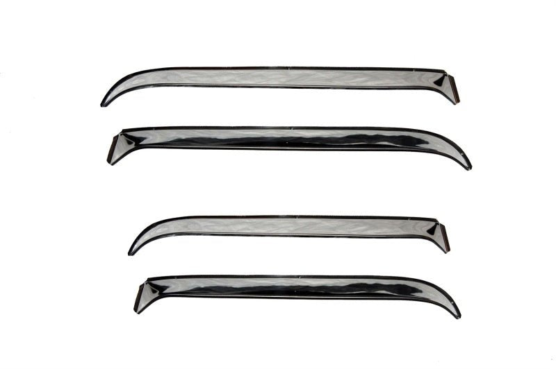 AVS 87-91 Ford LTD Crown Victoria Ventshade Front & Rear Window Deflectors 4pc - Stainless - Eastern Shore Retros