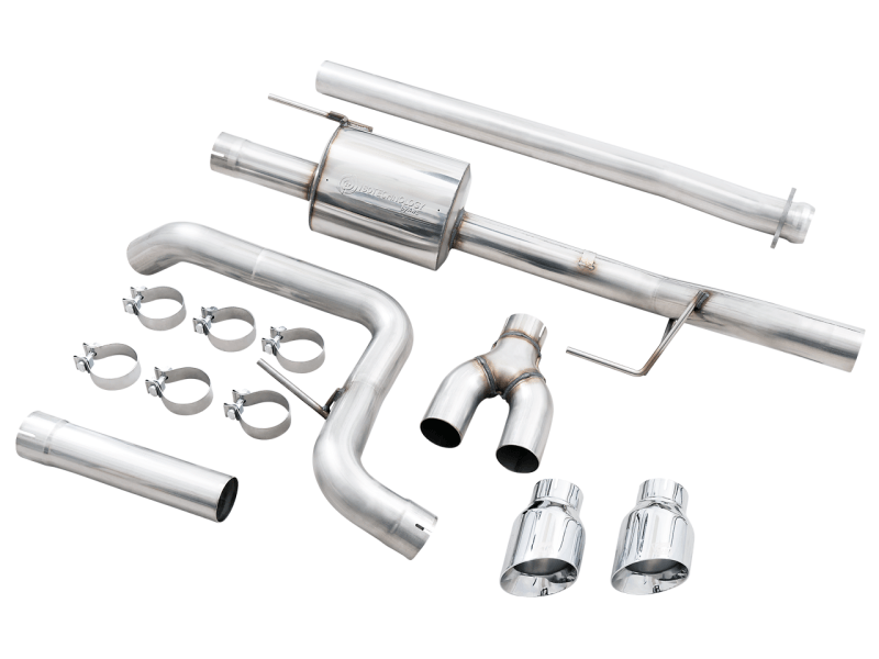 AWE 0FG 21+ Ford F150 Dual Side Exit Cat-Back Exhaust- 4.5in Chrome Silver Tips - Eastern Shore Retros