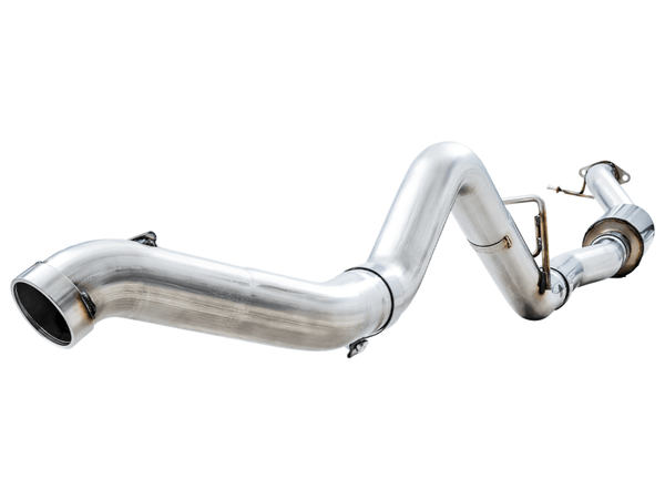 AWE Tuning 2021+ Ford Bronco 0FG Exhaust (No Tips) w/ Bash Guard - Eastern Shore Retros