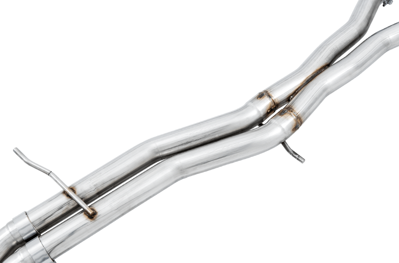 AWE Tuning Audi B9 S4 Track Edition Exhaust - Non-Resonated (Black 102mm Tips) - Eastern Shore Retros