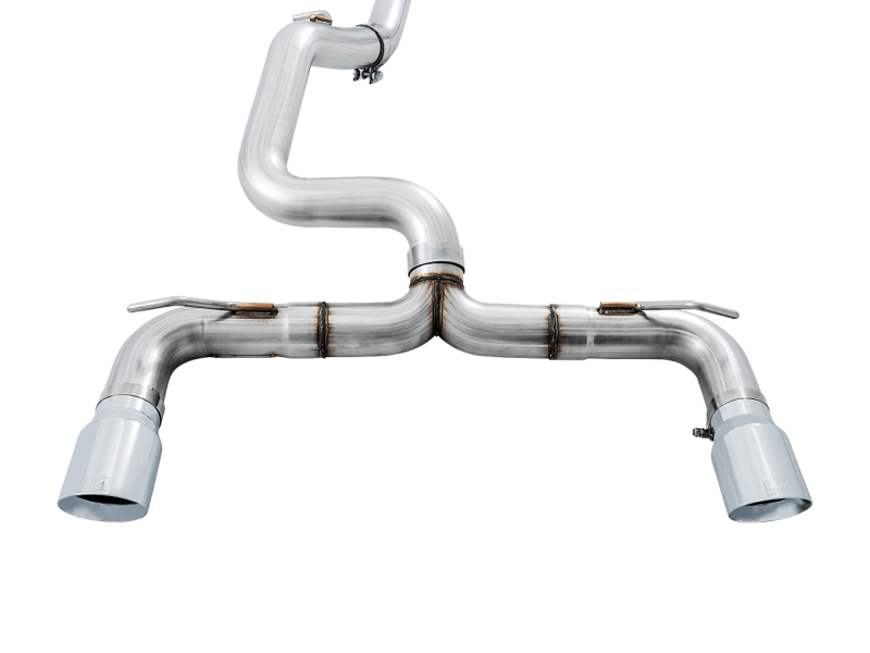 AWE Tuning Ford Focus RS Track Edition Cat-back Exhaust - Chrome Silver Tips - Eastern Shore Retros