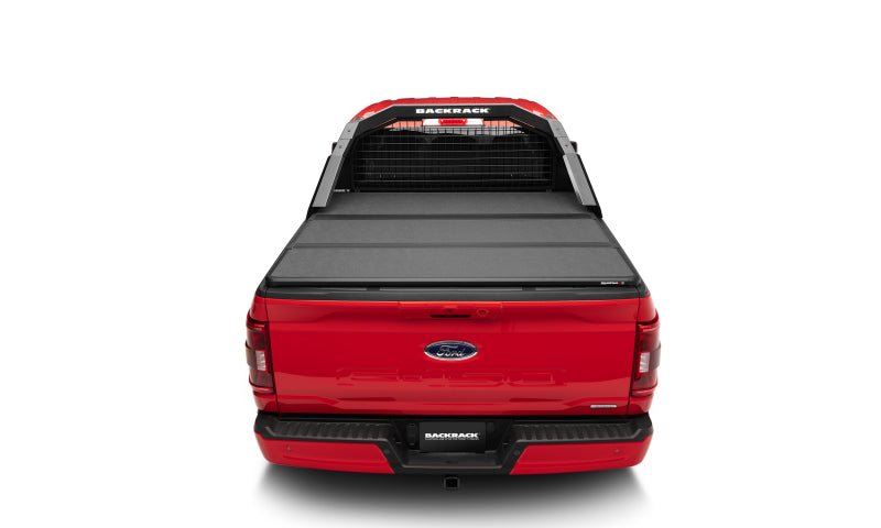 BackRack 15-23 Ford F-150 14-Gauge Steel Trace Rack w/ Hardware Kit - Black - Eastern Shore Retros