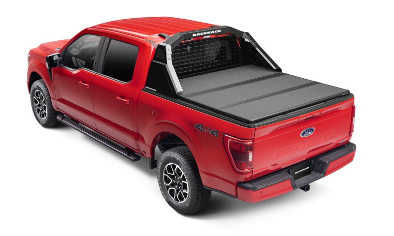 BackRack 15-23 Ford F-150 14-Gauge Steel Trace Rack w/ Hardware Kit - Black - Eastern Shore Retros