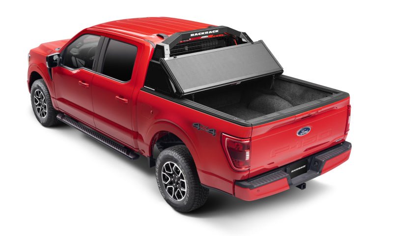 BackRack 15-23 Ford F-150 14-Gauge Steel Trace Rack w/ Hardware Kit - Black - Eastern Shore Retros