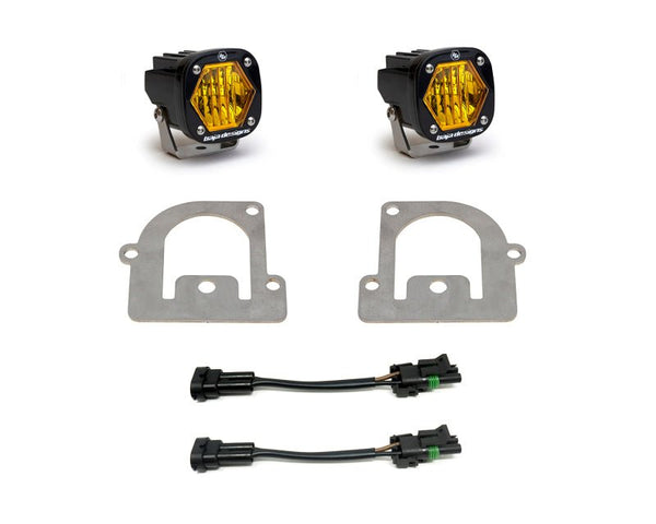 Baja Designs 21+ Ford Bronco Sport S1 WC LED Fog Pocket Light Kit - Amber - Eastern Shore Retros