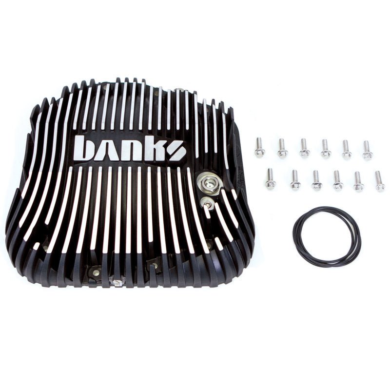 Banks 85-19 Ford F250/ F350 10.25in 12 Bolt Black Milled Differential Cover Kit - Eastern Shore Retros