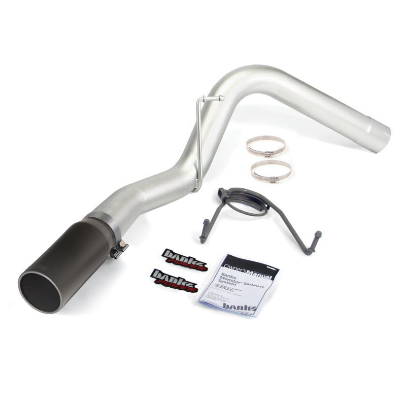 Banks Power 14-15 Dodge Ram 6.7L CCSB Monster Exhaust System - SS Single Exhaust w/ Black Tip - Eastern Shore Retros