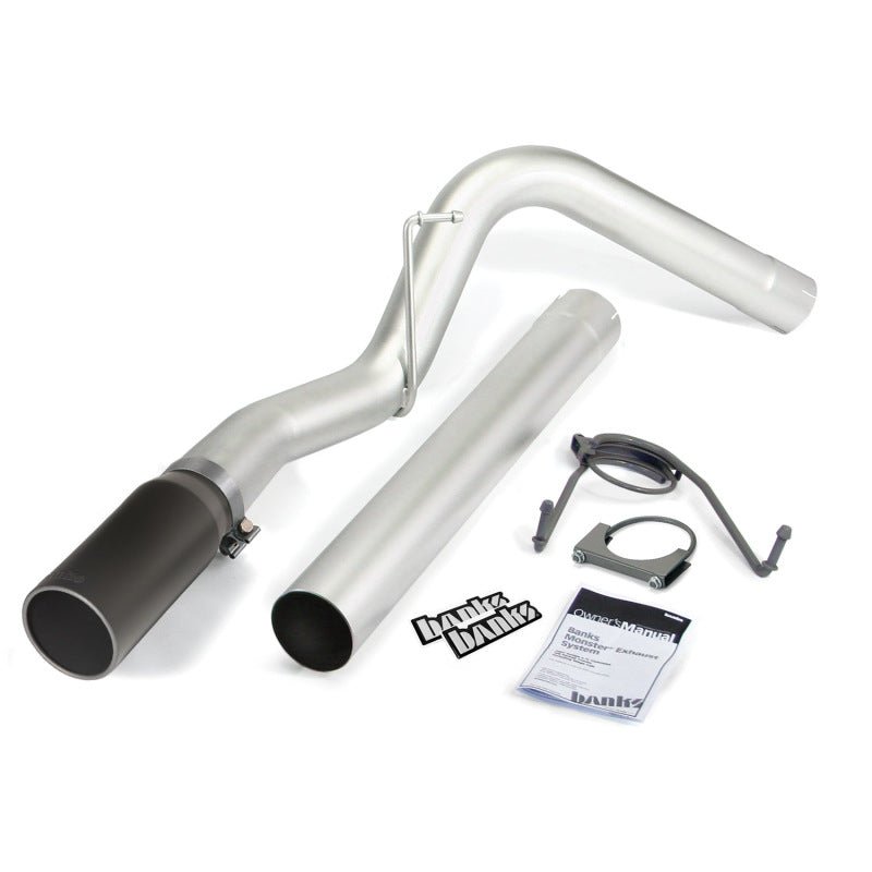 Banks Power 14-15 Dodge Ram 6.7L CCSB Monster Exhaust System - SS Single Exhaust w/ Black Tip - Eastern Shore Retros