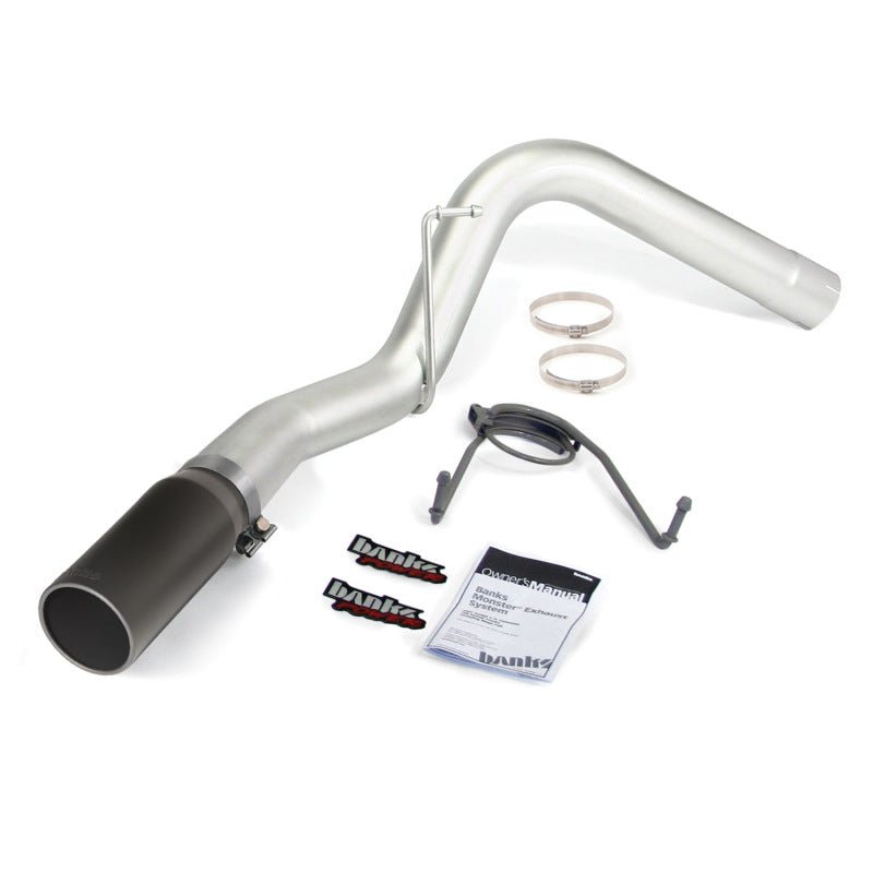 Banks Power 14-15 Dodge Ram 6.7L CCSB Monster Exhaust System - SS Single Exhaust w/ Black Tip - Eastern Shore Retros