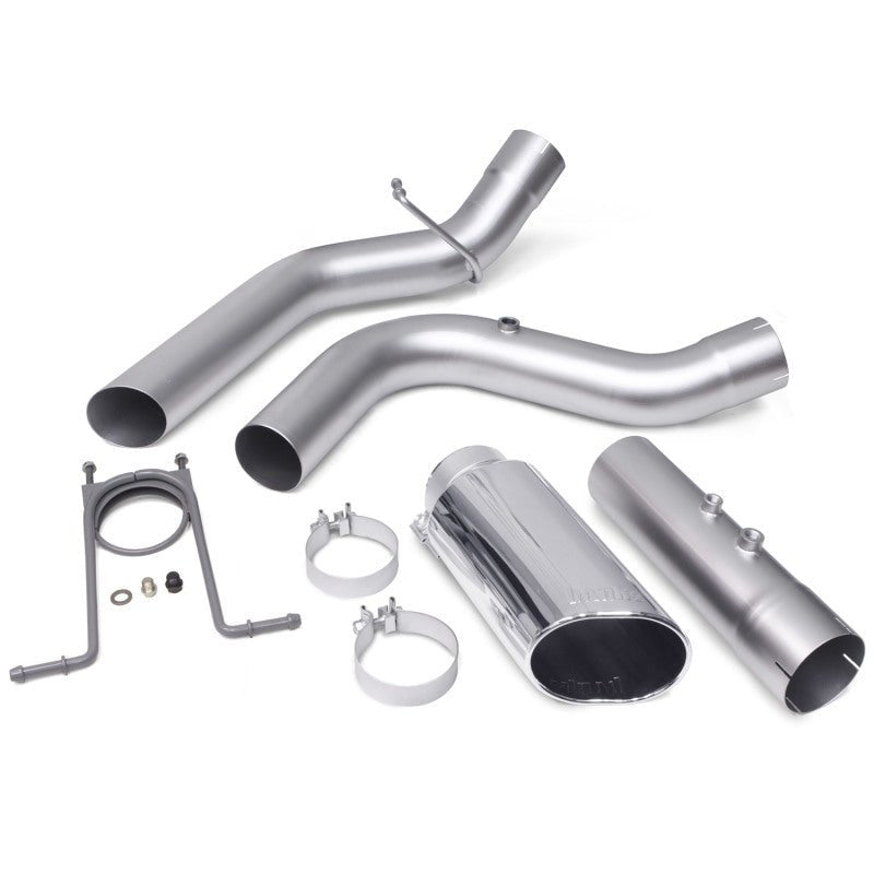 Banks Power 17+ GM Duramax L5P 2500/3500 Monster Exhaust System - SS Single Exhaust w/ Chrome Tip - Eastern Shore Retros