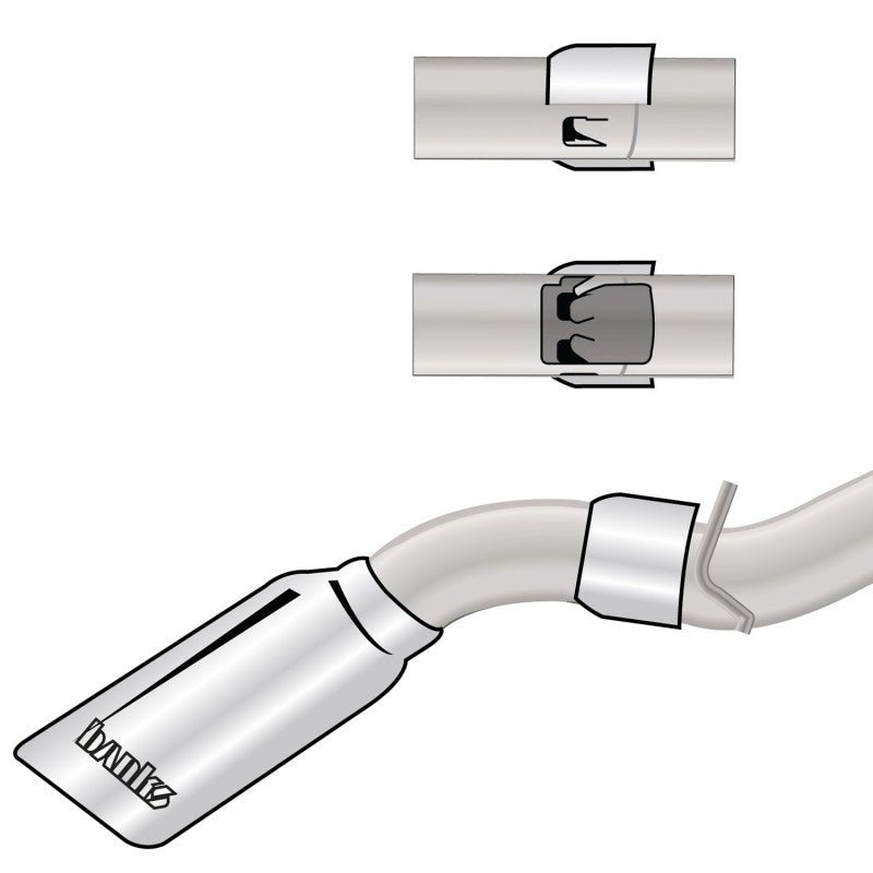 Banks Power 17+ GM Duramax L5P 2500/3500 Monster Exhaust System - SS Single Exhaust w/ Chrome Tip - Eastern Shore Retros