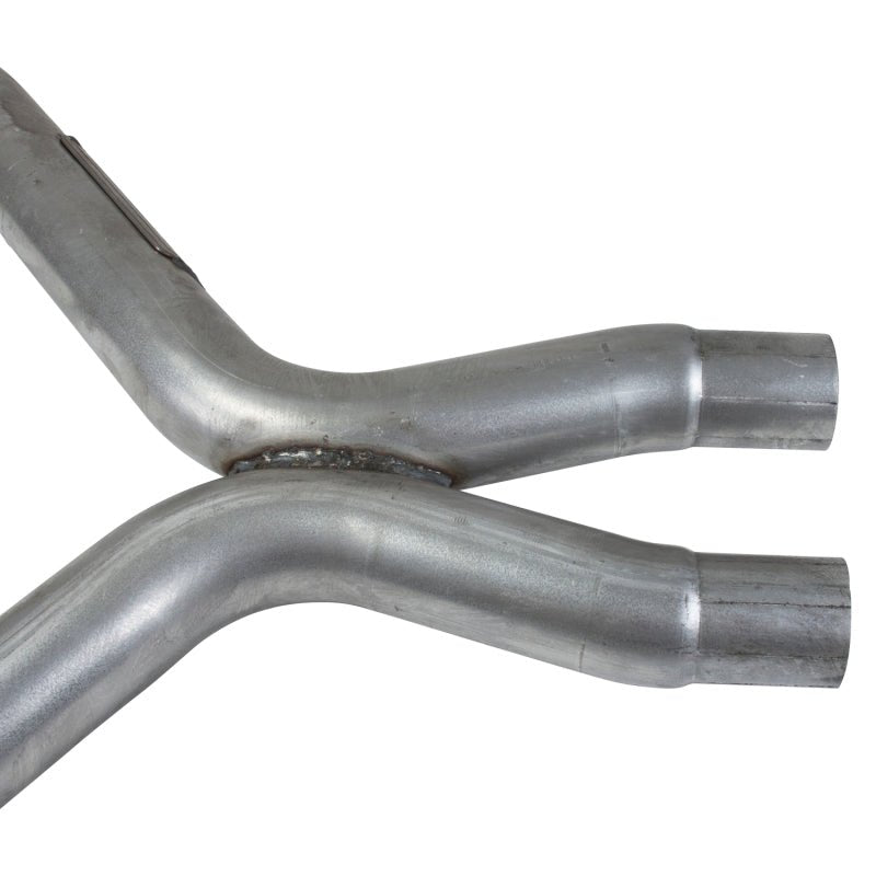 BBK 11-14 Mustang 3.7 V6 Short Mid X Pipe With Catalytic Converters 2-1/2 For BBK Long Tube Headers - Eastern Shore Retros