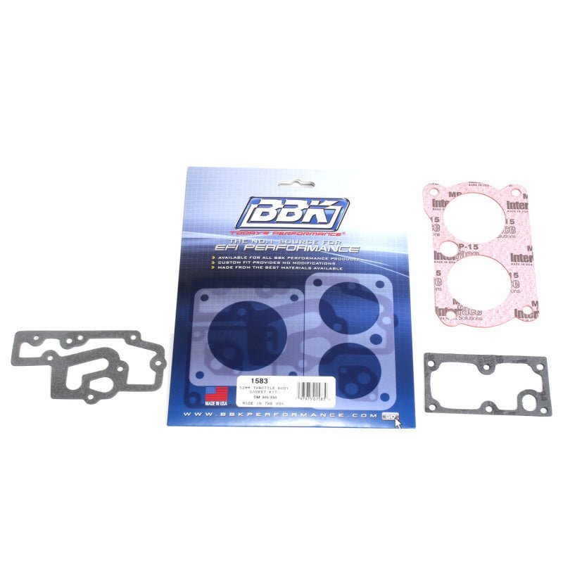 BBK 85-97 GM 305350 LT1 Twin 52mm Throttle Body Gasket Kit - Eastern Shore Retros