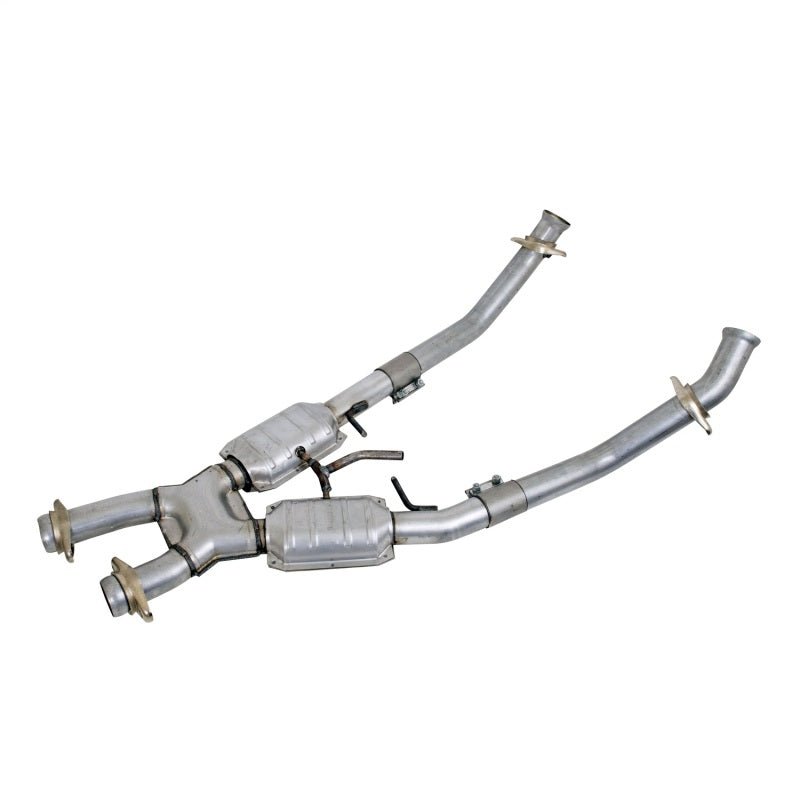 BBK 86-93 Mustang 5.0 High Flow X Pipe With Catalytic Converters - 2-1/2 - Eastern Shore Retros