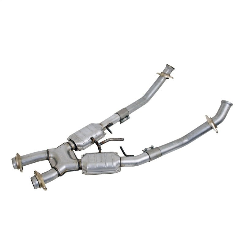 BBK 86-93 Mustang 5.0 High Flow X Pipe With Catalytic Converters - 2-1/2 - Eastern Shore Retros