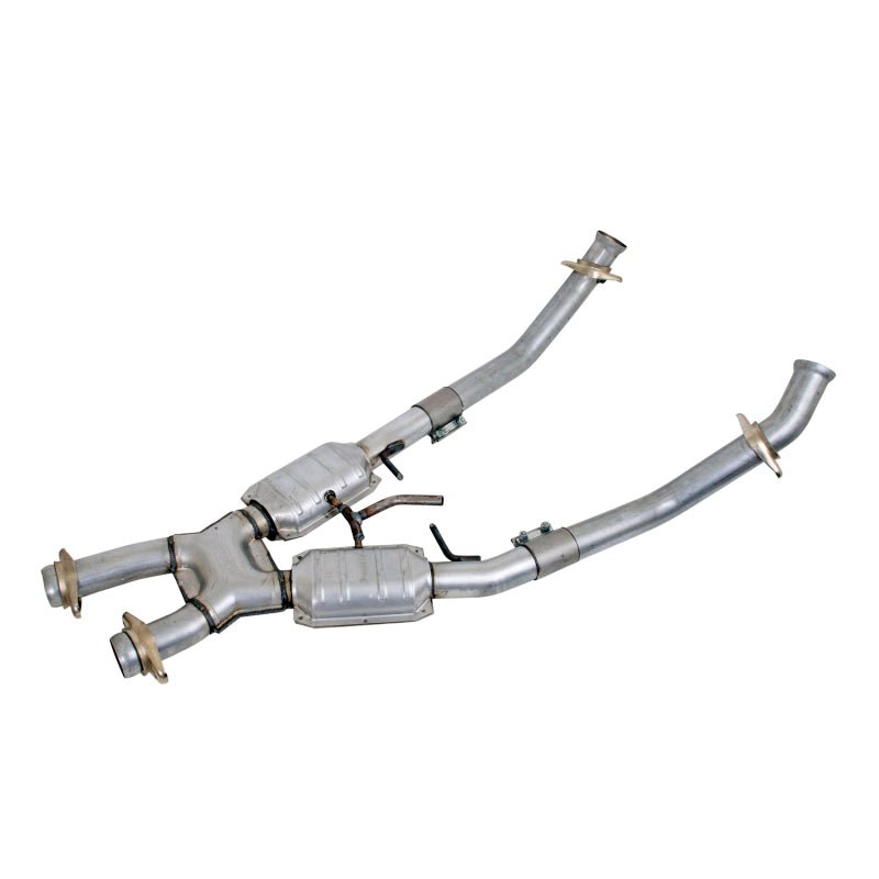 BBK 86-93 Mustang 5.0 High Flow X Pipe With Catalytic Converters - 2-1/2 - Eastern Shore Retros